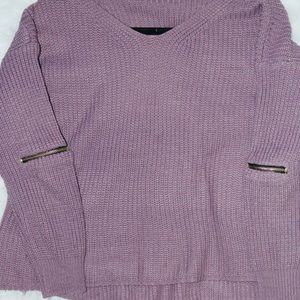 Smokey Purple ‘Cut Out’ Cardigan